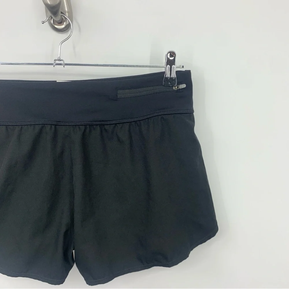 Nike Women Size Large Shorts‎ Black Athletic Running Swim Bottoms Board Liner